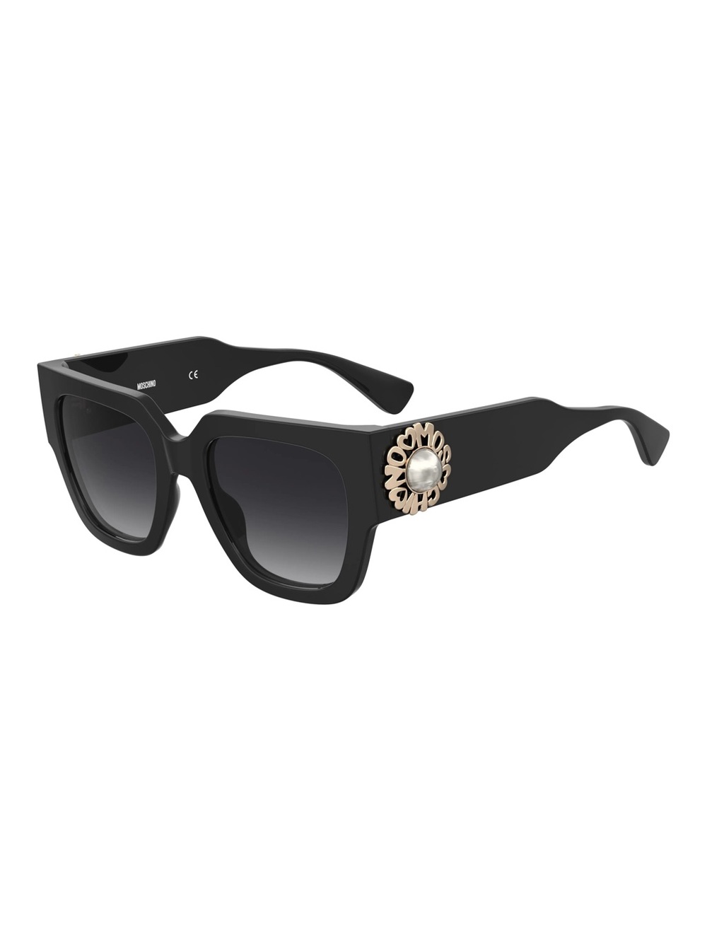 NEW MOSCHINO BLACK SQUARE SUNGLASSES